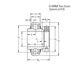 Bantalan G1100KRRB Timken