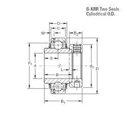 roulements G1012KRR Timken