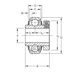 Bantalan GCE55KRRB Timken