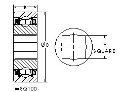 підшипник WSQ111-108 AST