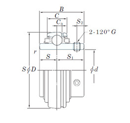 підшипник UCX05L3 KOYO