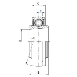 roulements UK211 CX