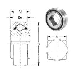 підшипник W208PPB9 CYSD