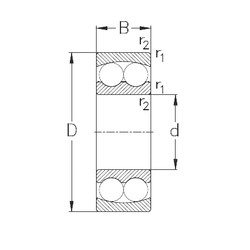 roulements 2314 NKE