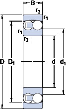 roulements 2316 SKF