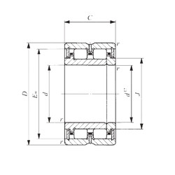 Bantalan TRU 203820 IKO