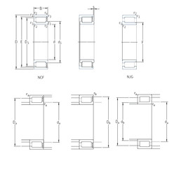 підшипник NCF1864V SKF