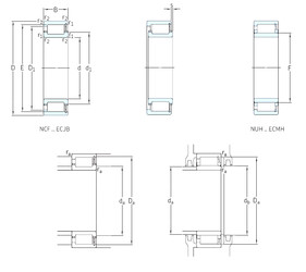 підшипник NCF2236ECJB SKF