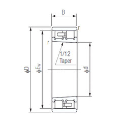 Rolamento NN3044K NACHI