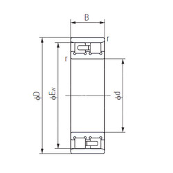 Rolamento NN3017 NACHI