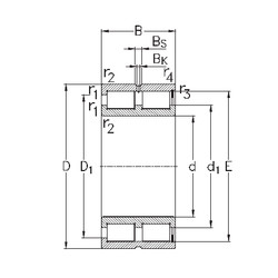 Rolamento NNCF48/500-V NKE