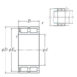 Rolamento NNCF4922V NSK