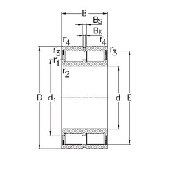 Rolamento NNCL4980-V NKE