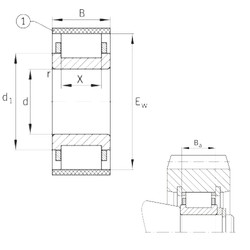 Bantalan RN2315-E-MPBX FAG