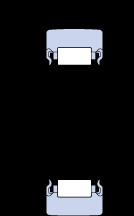 Bantalan RNA 2208.2RS SKF