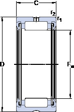 Bantalan RNA 4906.2RS SKF