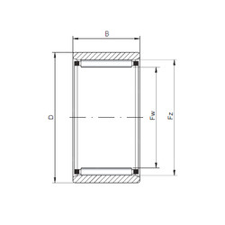 Bantalan RNAO30x42x16 ISO