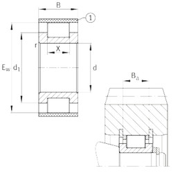 Bantalan RSL183036-A INA