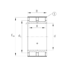 Bantalan RSL185006-A INA