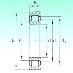 Bantalan SL192305 NBS