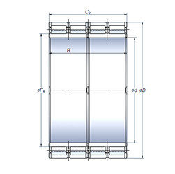 Bantalan STF730RV1011g NSK