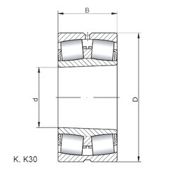 Подшипник 24096 K30W33 ISO