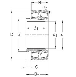 Подшипник 241/560-K30-MB-W33+AH241/560 NKE