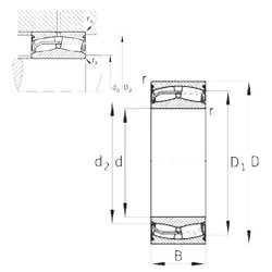 Rolando 24136-E1-2VSR-H40 FAG