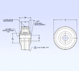 Подшипник ASR7-1A NMB