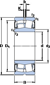 Подшипник BS2-2205-2RS/VT143 SKF