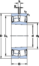 Rolando BS2-2211-2RSK/VT143 SKF