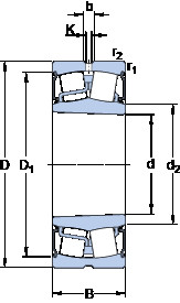 Подшипник BS2-2318-2RS5K/VT143 SKF