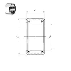 підшипник TLA 1522 Z IKO