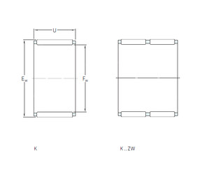 Подшипник K18x24x20 SKF