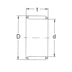 Подшипник K17X22X20 FBJ