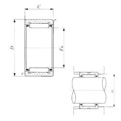 підшипник TAF 101716/SG IKO