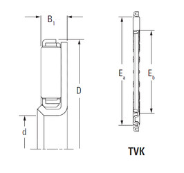 підшипник TVK3757L KOYO