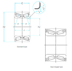 roulements TU0821-2LXL/L669 NTN