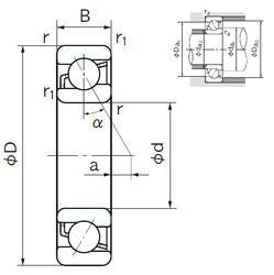 roulements 7038C NACHI