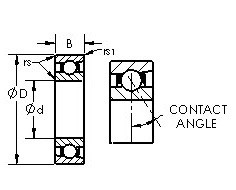 roulements 7038AC AST