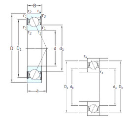 roulements S728 CD/HCP4A SKF