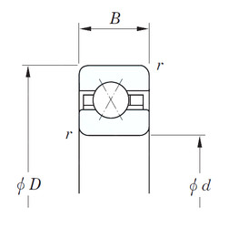 підшипник KBX040 KOYO