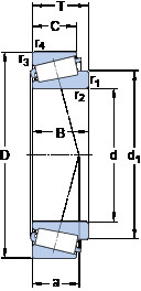 Rodamiento 32922/Q SKF