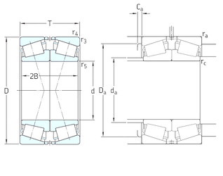 Rodamiento 32926/DF SKF