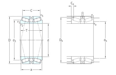 Rodamiento 32938T102/DB31 SKF