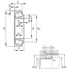 Rodamiento 33005 FAG