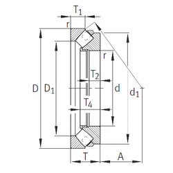 підшипник 292/1000-E1-MB INA