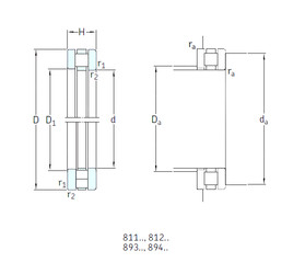 підшипник 89309TN SKF