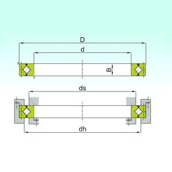 підшипник CRBC 30025 ISB