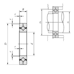 підшипник CRBC 7013 UU IKO